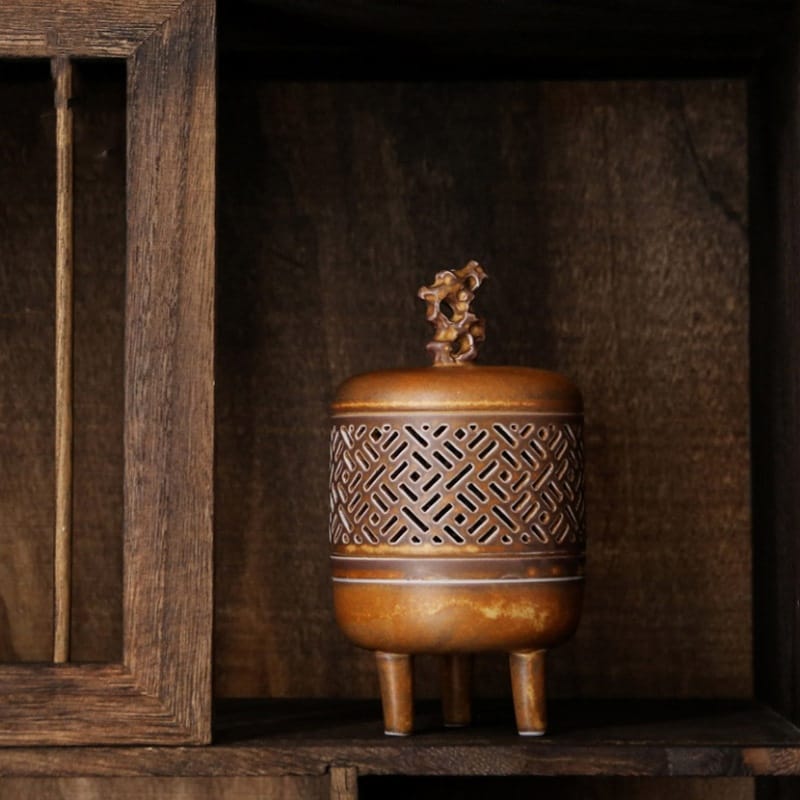 Ikane Studio Objet / Coffret / Cadeau Brûleur d’encens en céramique