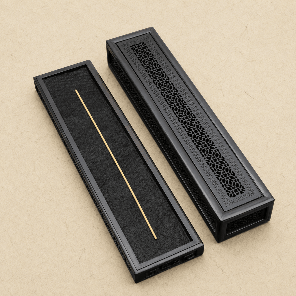 Ikane Studio Objet / Coffret / Cadeau Brûleur d’encens japonais en bois