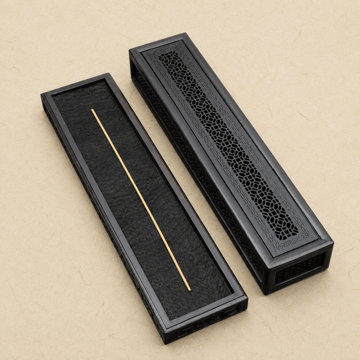 Ikane Studio Objet / Coffret / Cadeau Brûleur d’encens japonais en bois