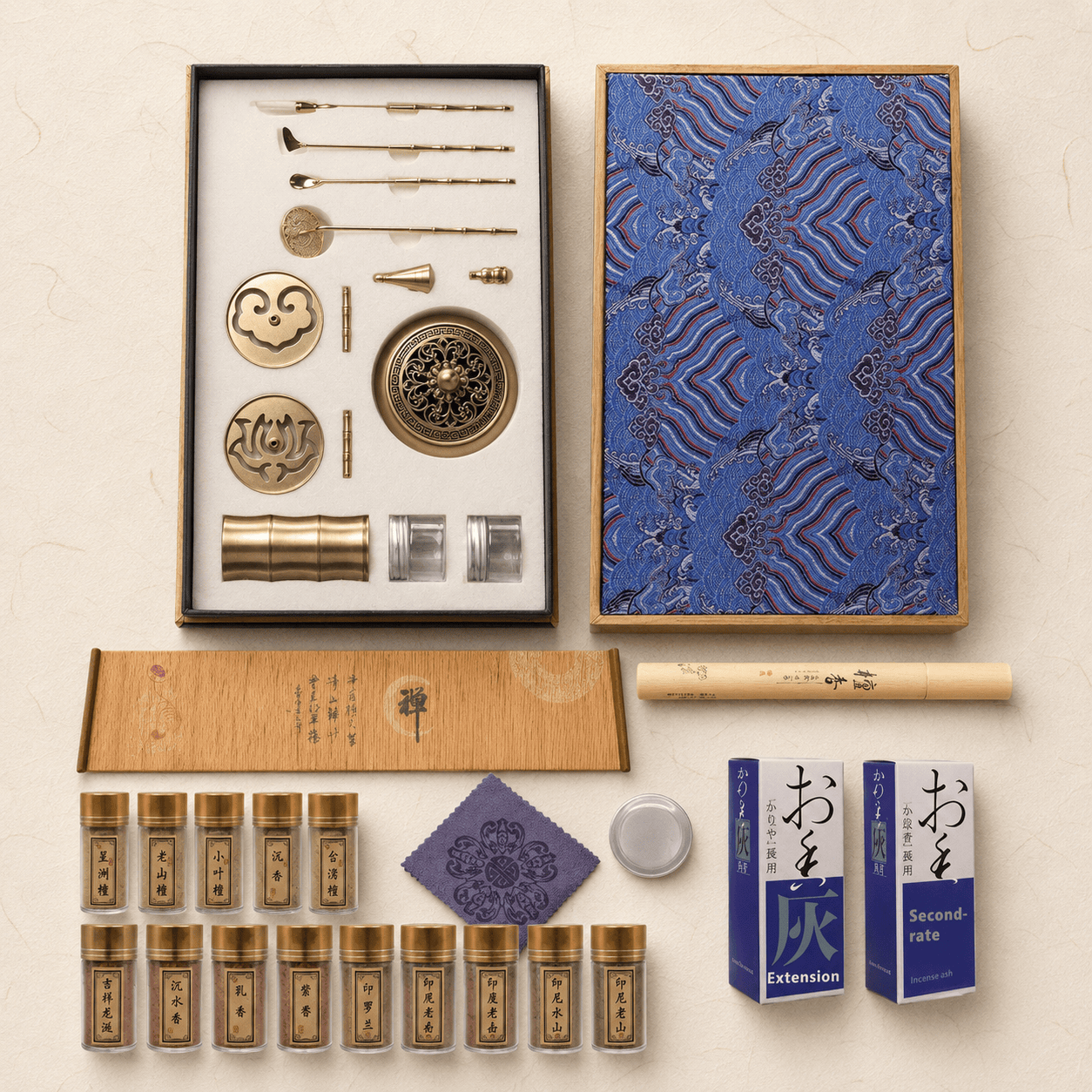 Ikane Studio Objet / Coffret / Cadeau Coffret deluxe d’encens à tracé Lotus