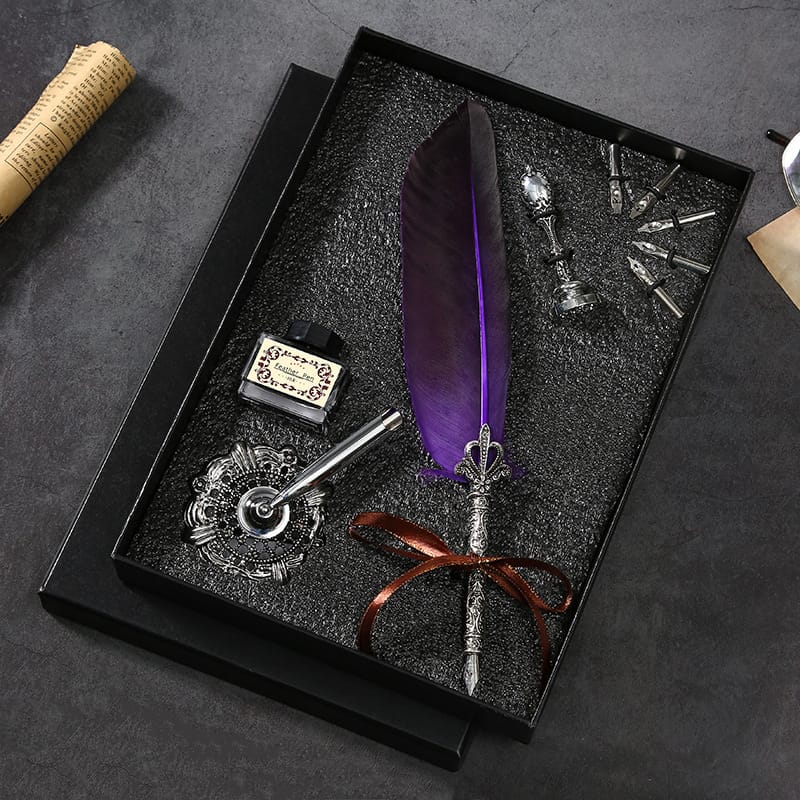 Ikane Studio Outils Purple Coffret d'écriture à plume