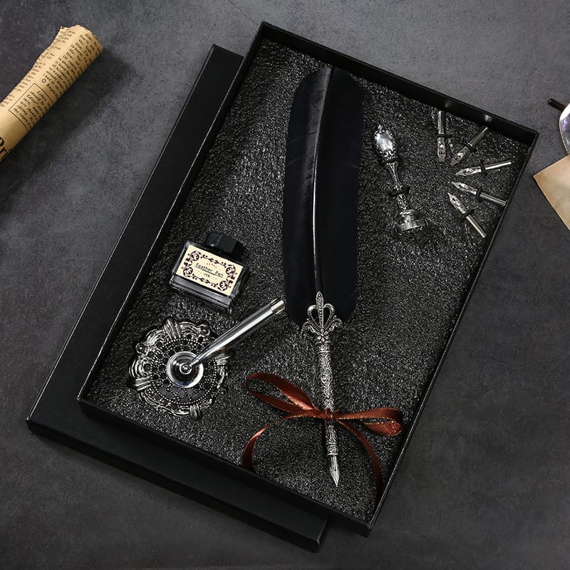 Ikane Studio Outils Black Coffret d'écriture à plume