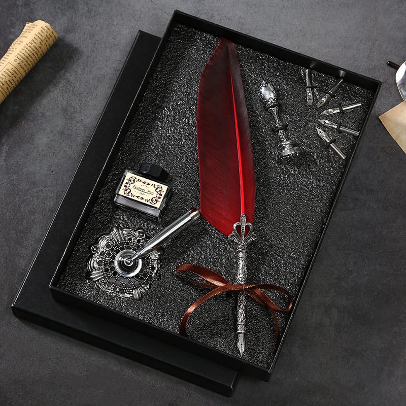 Ikane Studio Outils Red Coffret d'écriture à plume