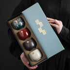 Ikane Studio Objet / Coffret / Cadeau Coffret de 4 tasses en céramique