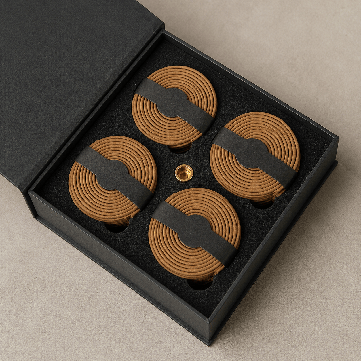 Ikane Studio Objet / Coffret / Cadeau Coffret d’encens spirale au Thai Agarwood