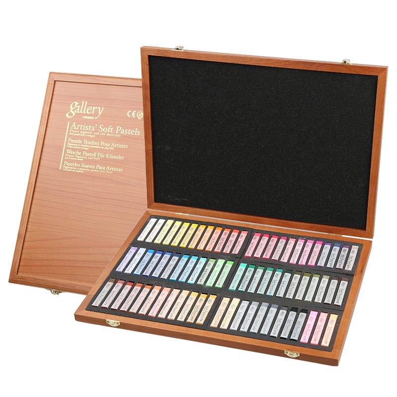 Ikane Studio Matériel d’art / Crayon pastel / Outils Pastels secs 72 couleurs, coffret