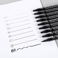 Ikane Studio Matériel d'art / Dessin / Crayon Set de 9 stylos techniques noirs