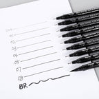 Ikane Studio Matériel d'art / Dessin / Crayon Set de 9 stylos techniques noirs
