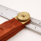 Ikane Studio Outils Équerre réglable en acier & bois — précision d’atelier