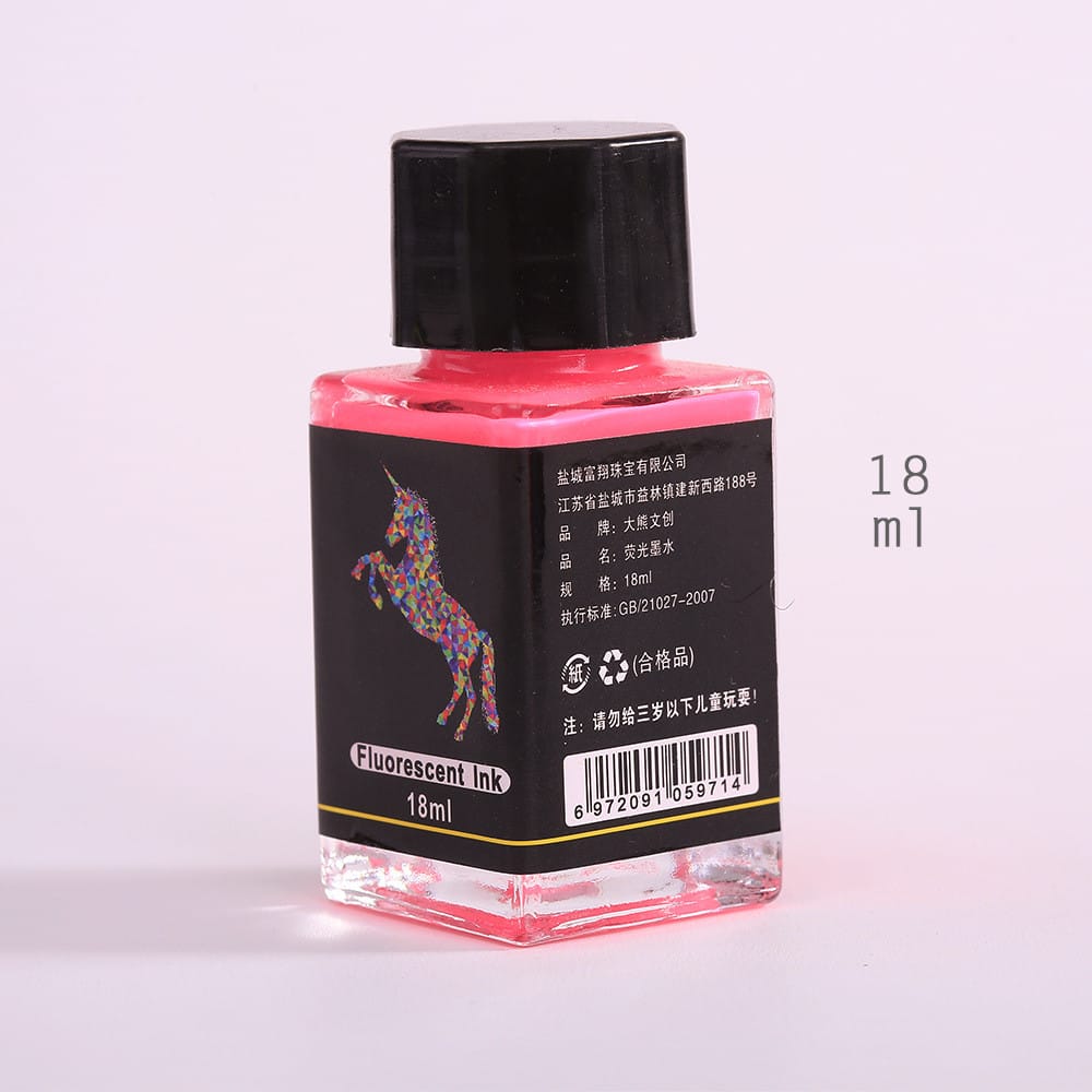 Ikane Studio Outils Rose Encre fluorescente – étude de lumière et contraste UV