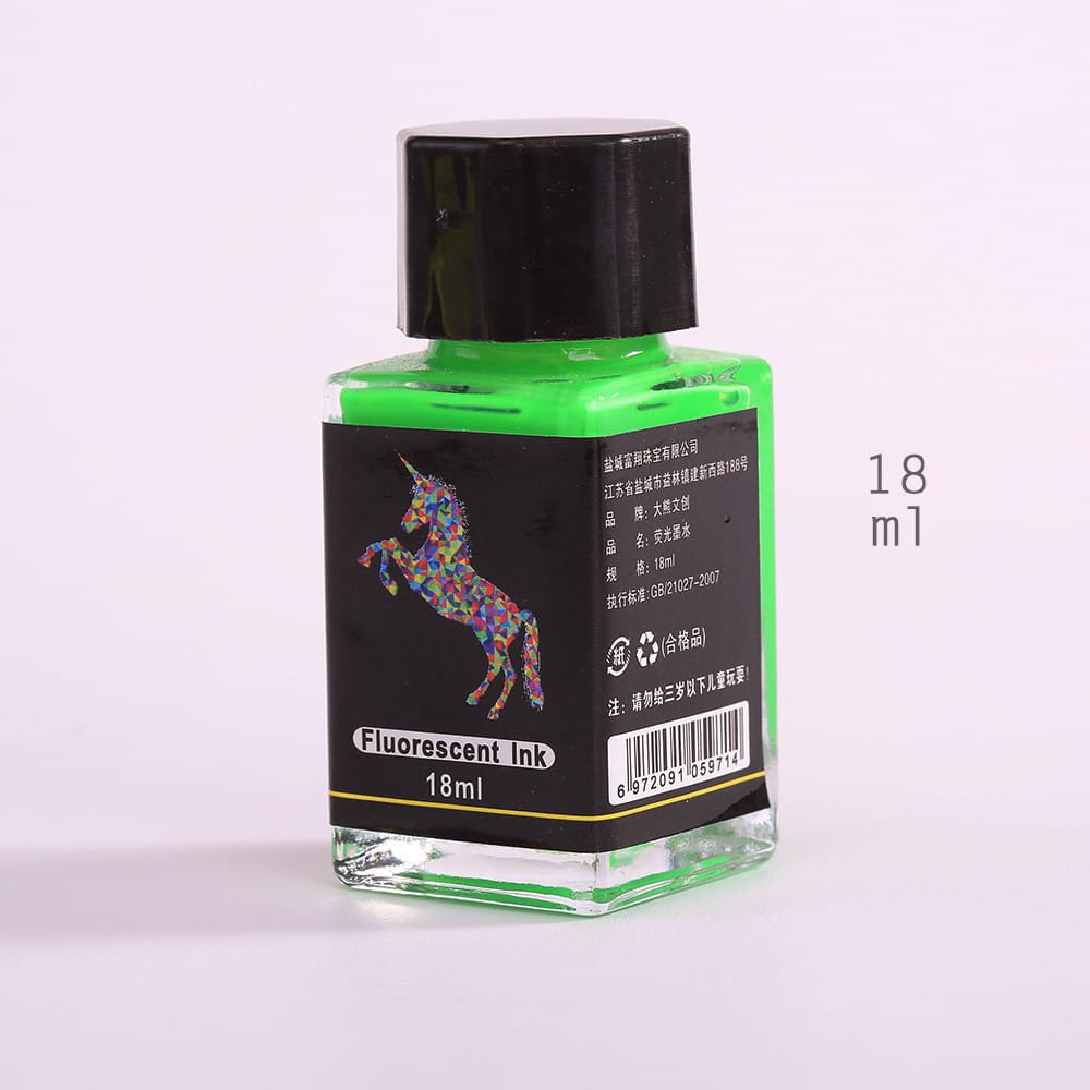 Ikane Studio Outils Verte Encre fluorescente – étude de lumière et contraste UV