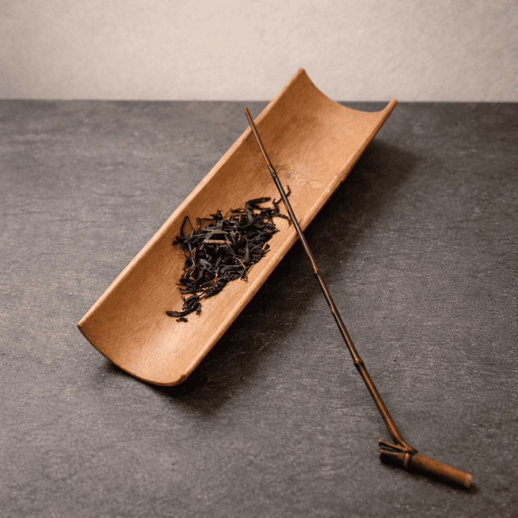 Ikane Studio Objets Pelle à thé et tige, en bambou