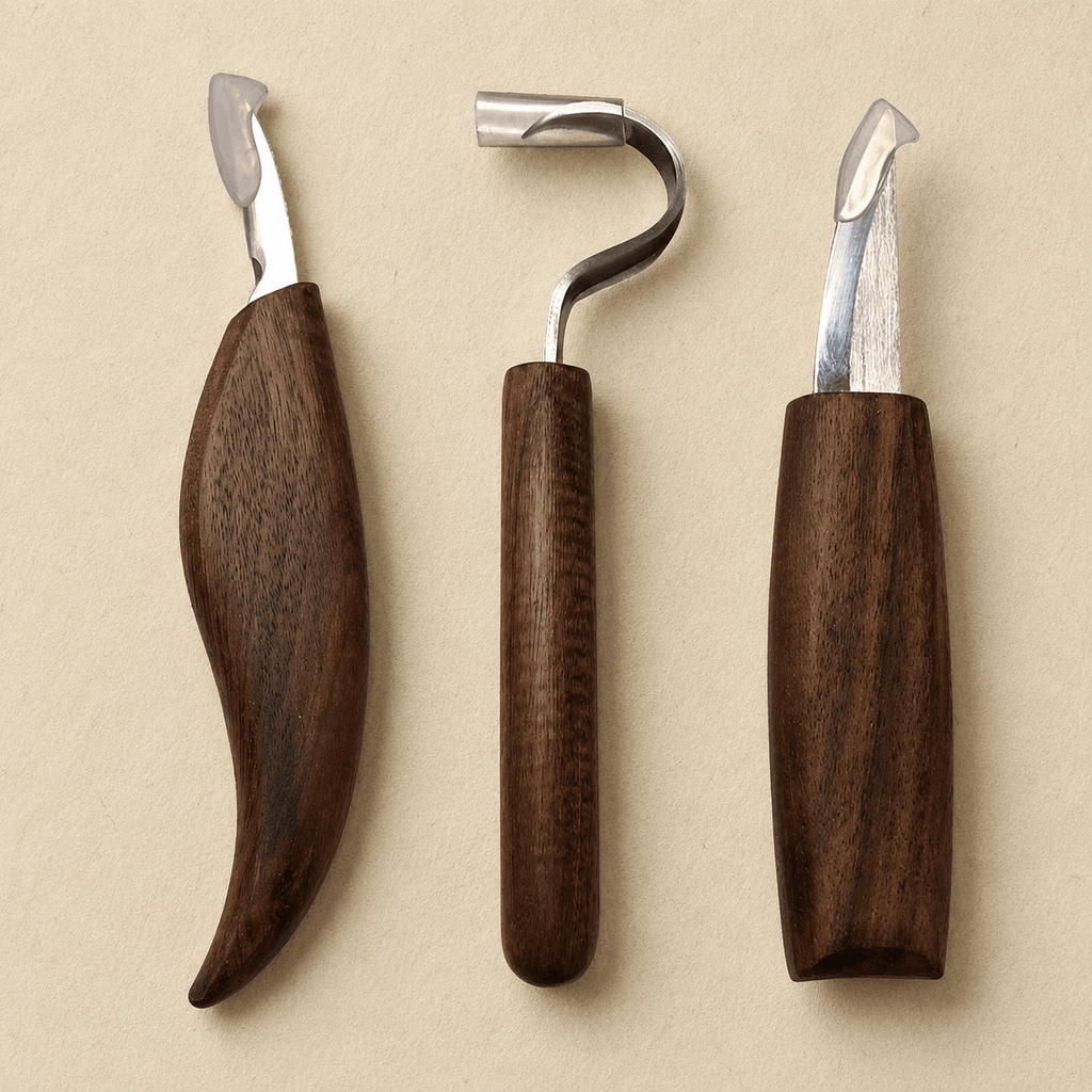 Ikane Studio Outils / Sculpture Pochette de sculpture sur bois — 10 outils essentiels