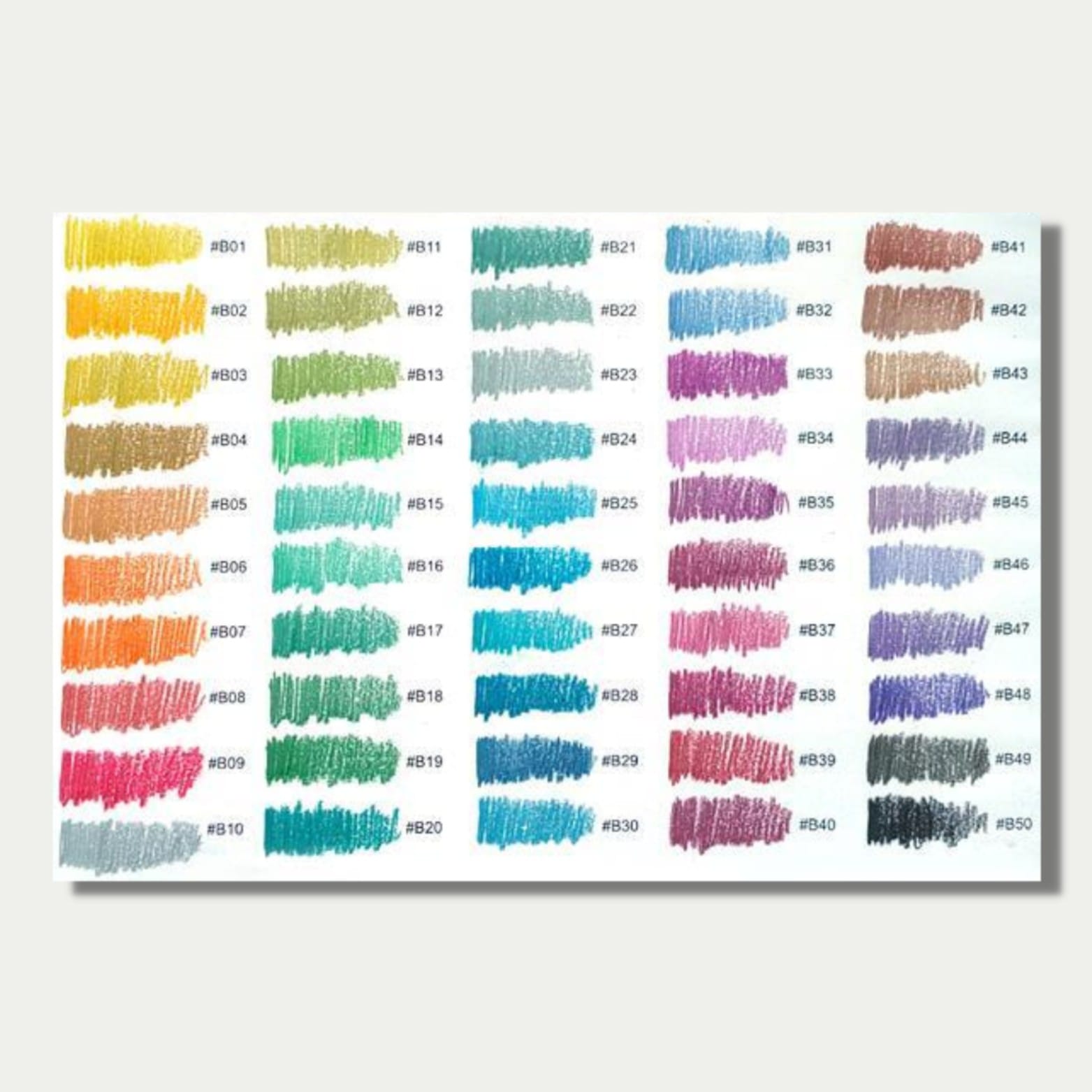 Ikane Studio Matériel d'art / Dessin / Crayon Coffret de 50 crayons de couleur métallisés