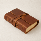 Ikane Studio Bloc de papier Lisse Carnet relié en cuir, 400 pages