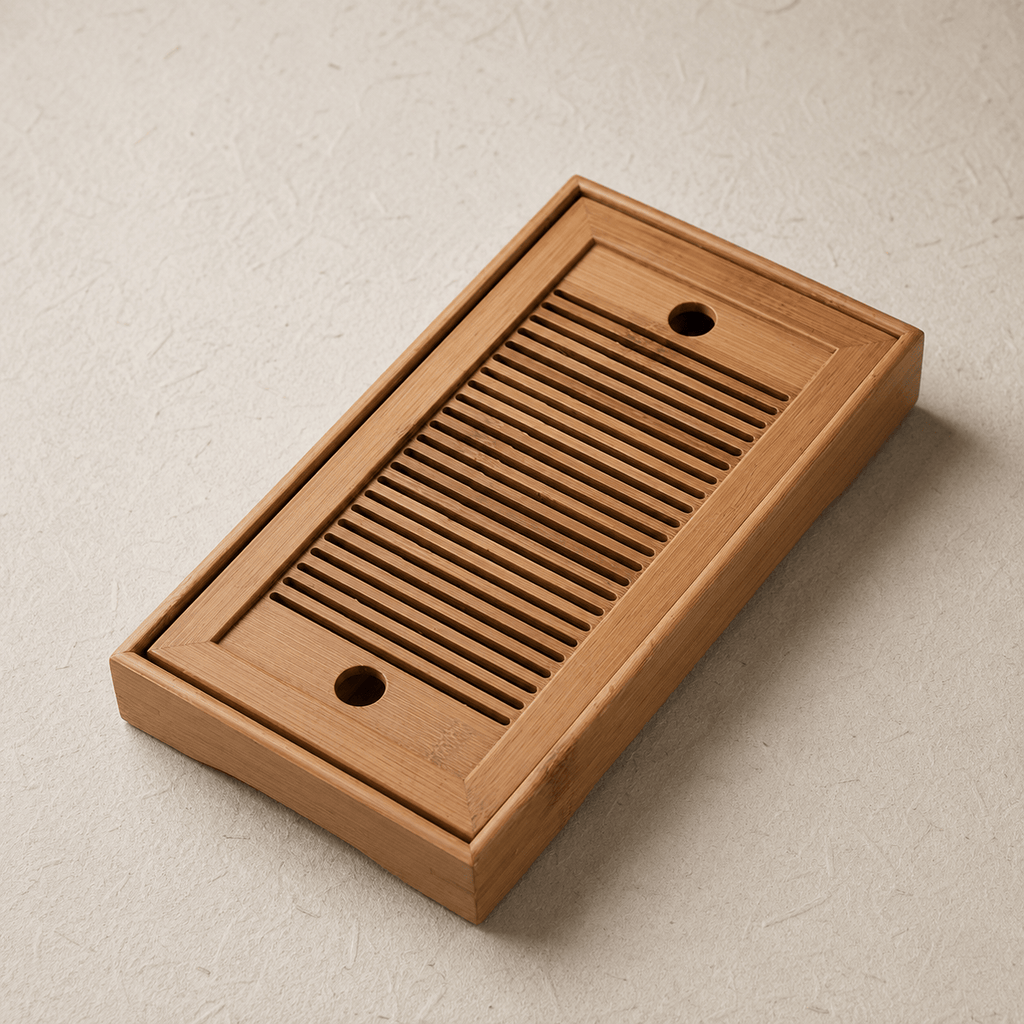 Ikane Studio Objet / Coffret / Cadeau Plateau de thé compact en bambou