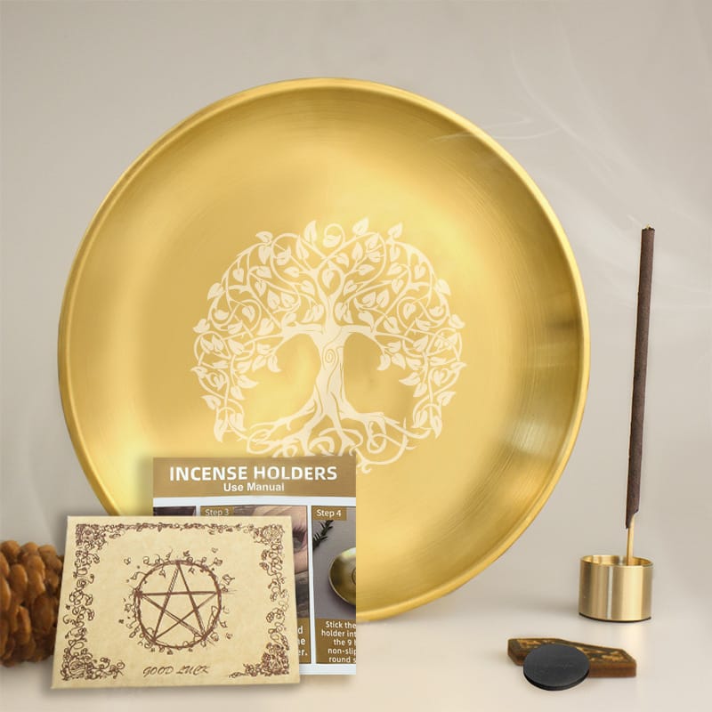 Ikane Studio Objets Ensemble pour encens en acier