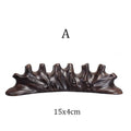Ikane Studio Matériel d'art / Calligraphie / Pinceau A Repose-pinceau en bois sculpté