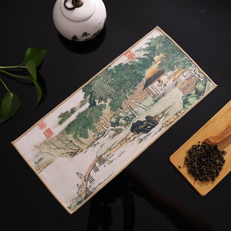 Ikane Studio Objets Carte Serviette de thé, surface absorbante