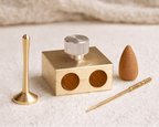 Ikane Studio Objets Set de moulage d’encens inversé en cuivre