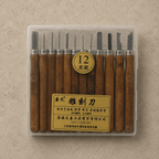 Ikane Studio Outils / Sculpture Set de 12 outils de gravure et sculpture du bois