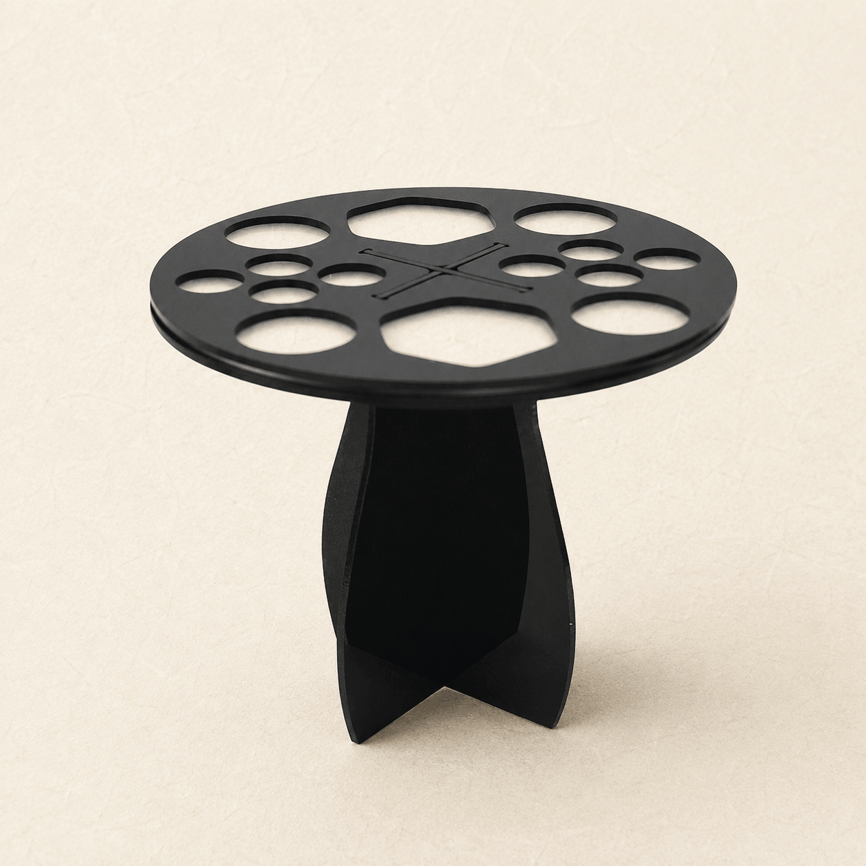 Ikane Studio Objets Rond Support pour pinceaux — noir