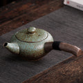 Ikane Studio Objets Théière en céramique à anse latérale
