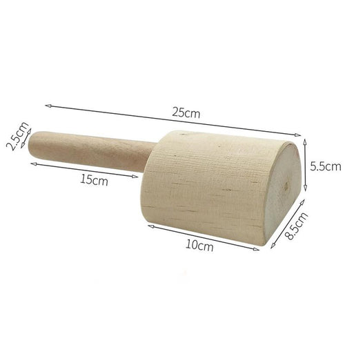 Ikane Studio Outils / Sculpture Face Lisse Batte de potier en bois pour modelage et poterie