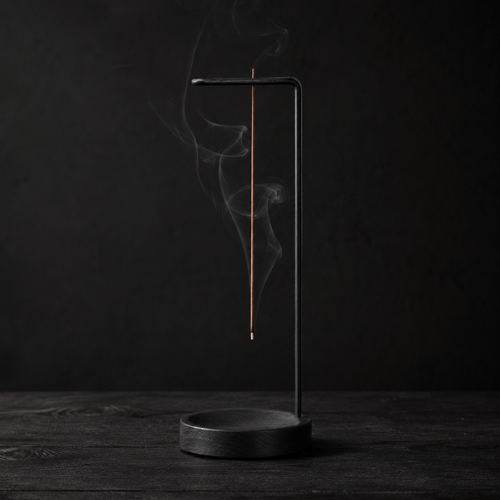 Ikane Studio Objets Brûleur d’encens suspendu noir