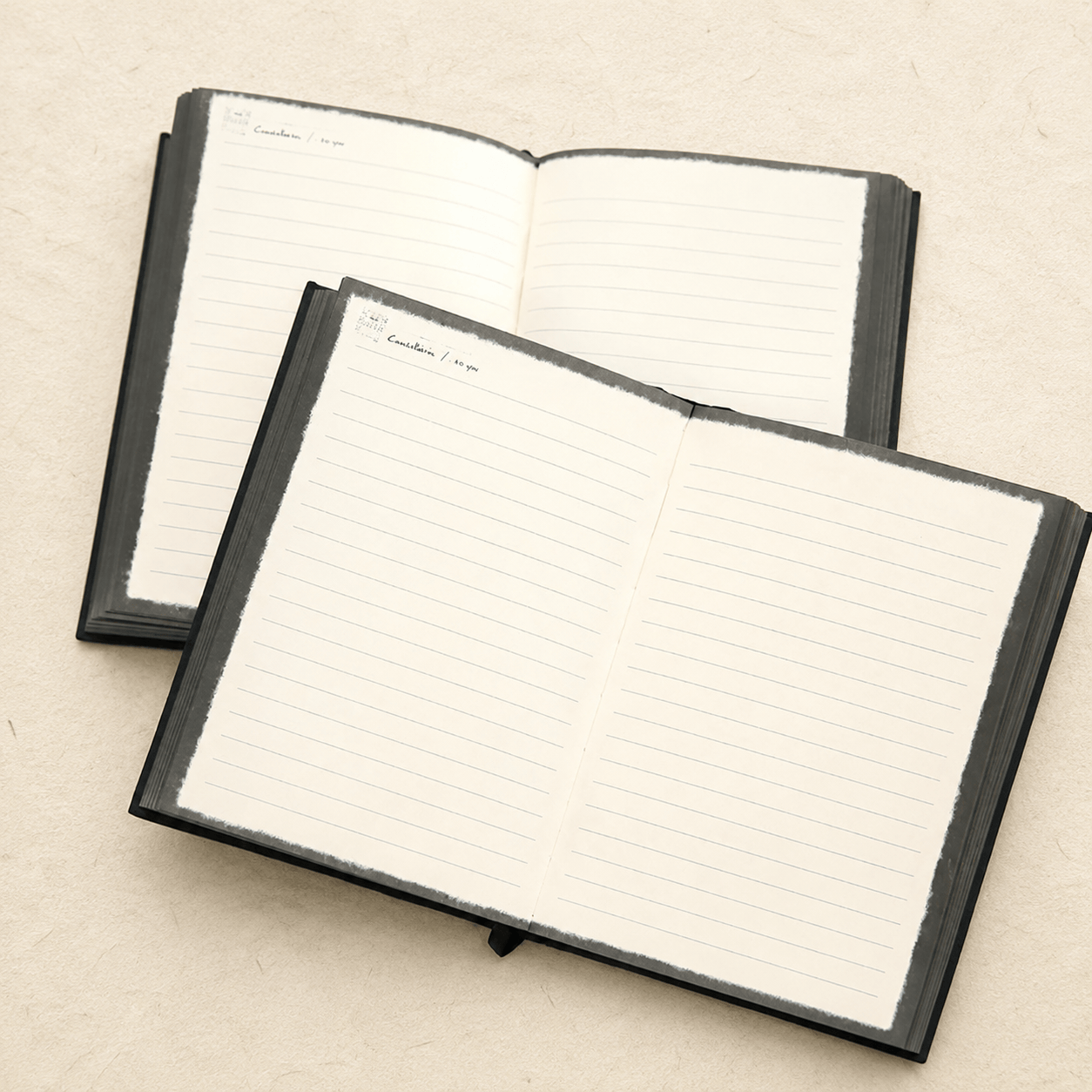 Ikane Studio Bloc de papier Carnet constellation noir