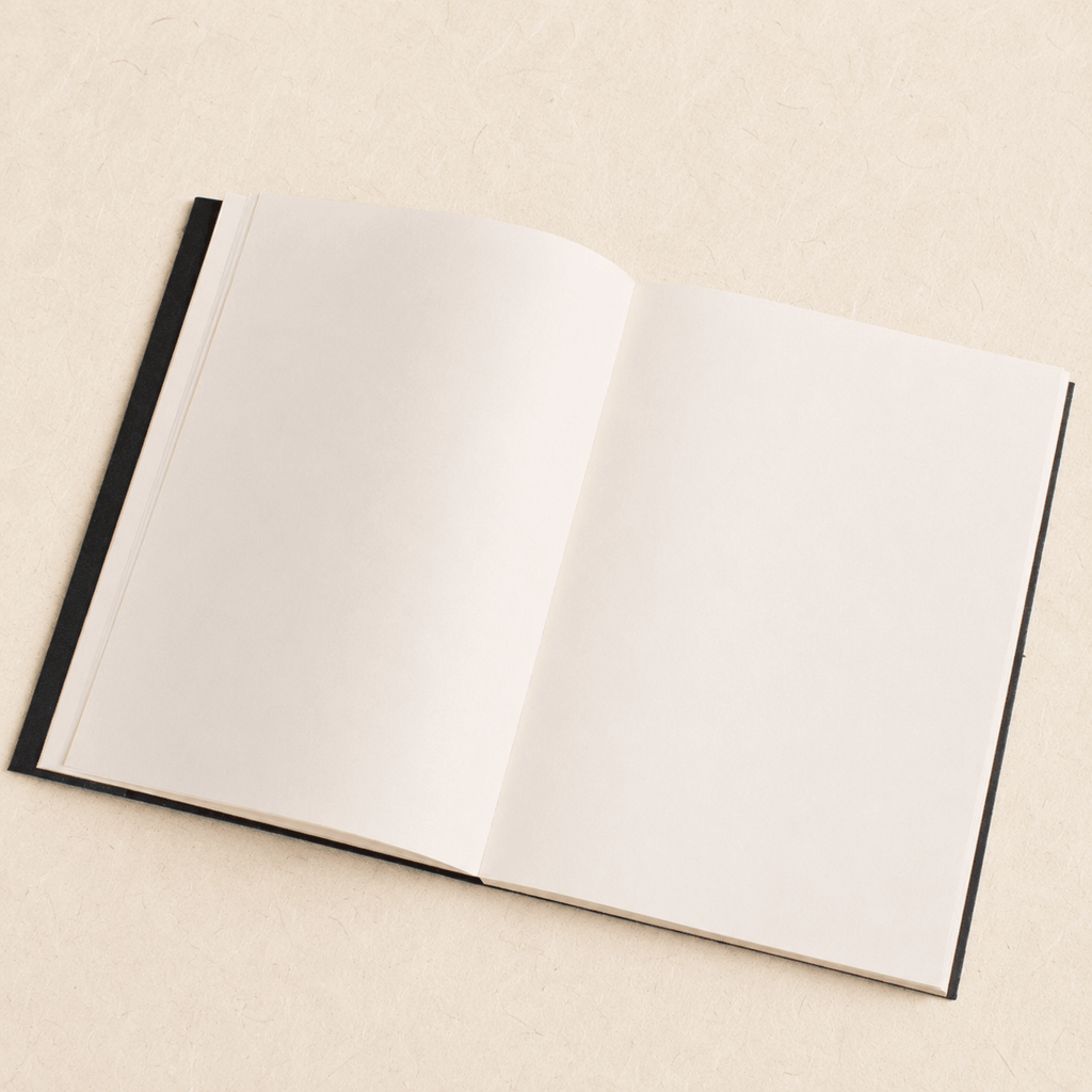 Ikane Studio Bloc de papier Carnet de croquis noir — papier beige