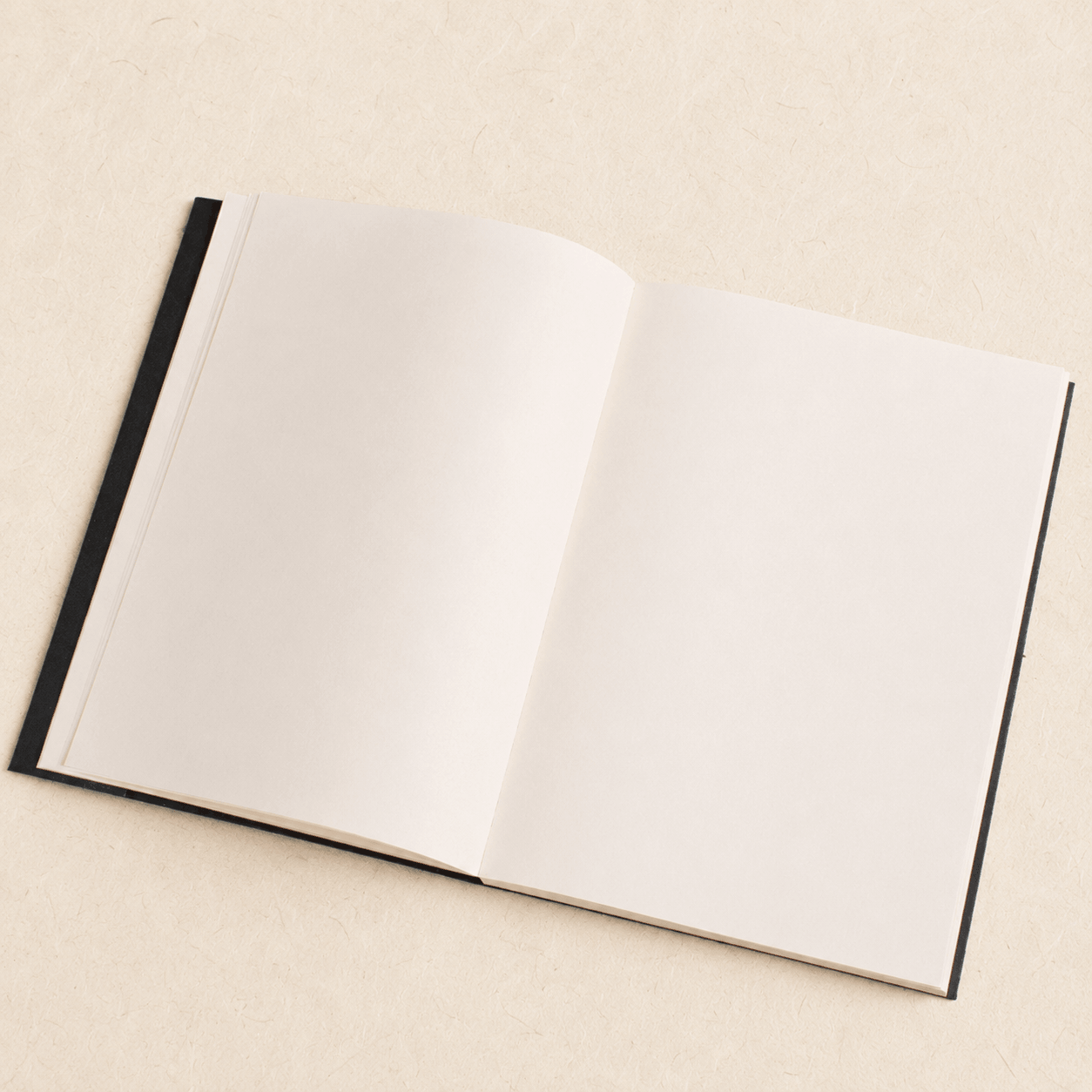 Ikane Studio Bloc de papier Carnet de croquis noir — papier beige