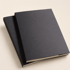 Ikane Studio Bloc de papier Carnet de croquis noir — papier beige