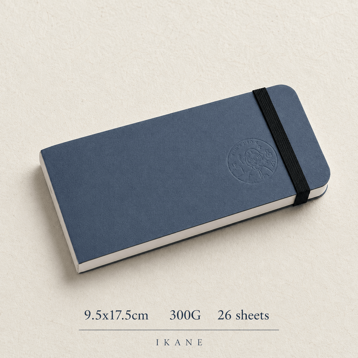 Ikane Studio Bloc de papier 9.5x17.5cm Carnet aquarelle de poche — 300g