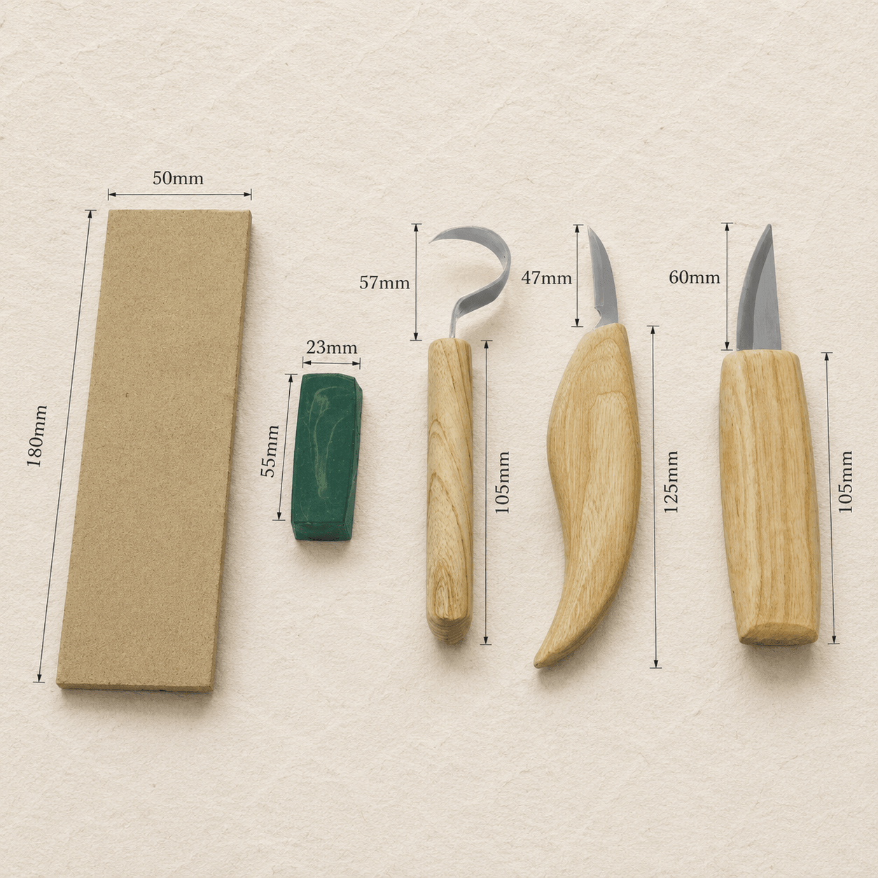 IKANE WORLD Outils Set d'outils de sculpture sur bois