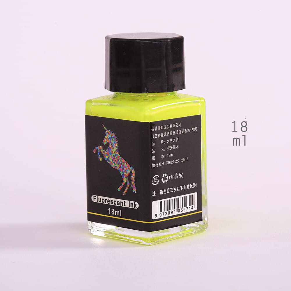 Ikane Studio Outils Jaune Encre fluorescente – étude de lumière et contraste UV