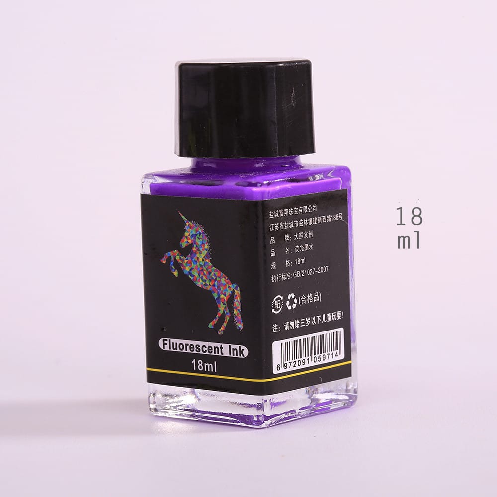 Ikane Studio Outils Violette Encre fluorescente – étude de lumière et contraste UV