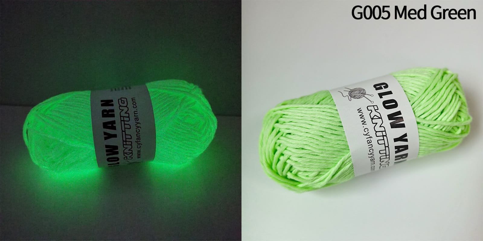 Ikane Studio Couture Med green Fil phosphorescent — matière textile lumineuse