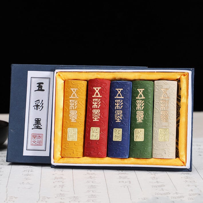 Ikane Studio Encre 5 Couleurs Bâtons d’encre, coffret (3 modèles)