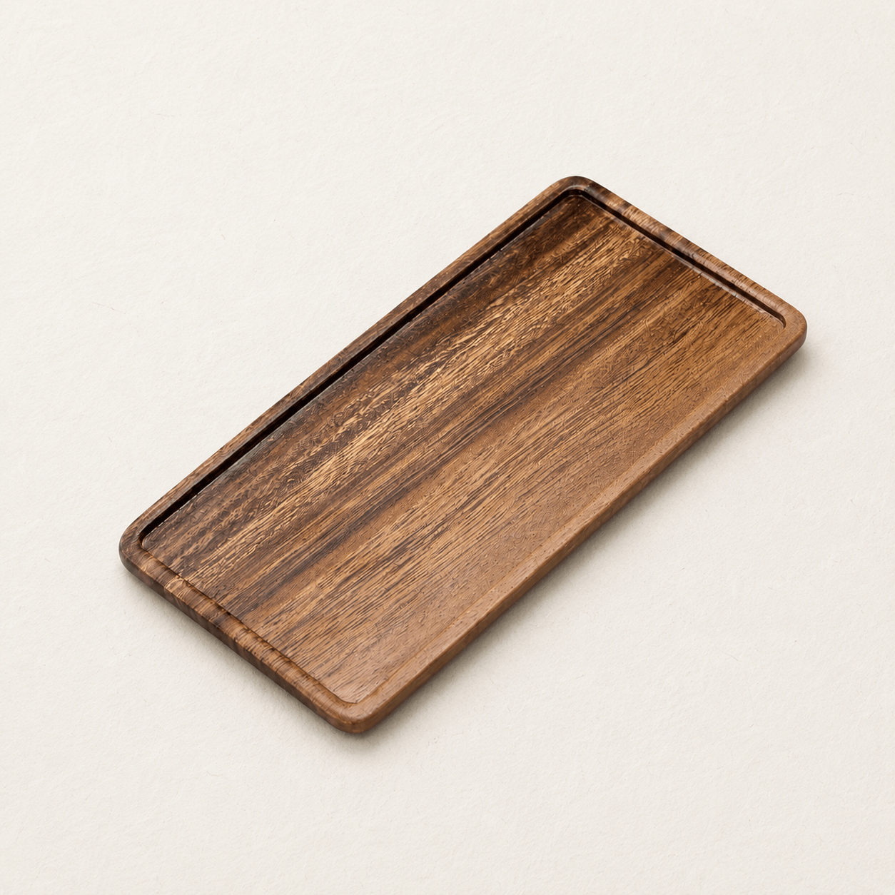 Ikane Studio Objets Plateau à thé rectangulaire en bois massif