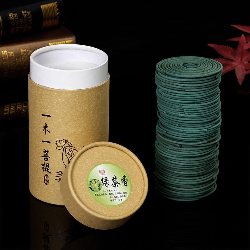 Ikane Studio Objet / Coffret / Cadeau Green tea Disques d’encens au bois de santal