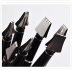 Ikane Studio Encre Set de 7 stylos de calligraphie à plume plate – lettering et tracé structuré