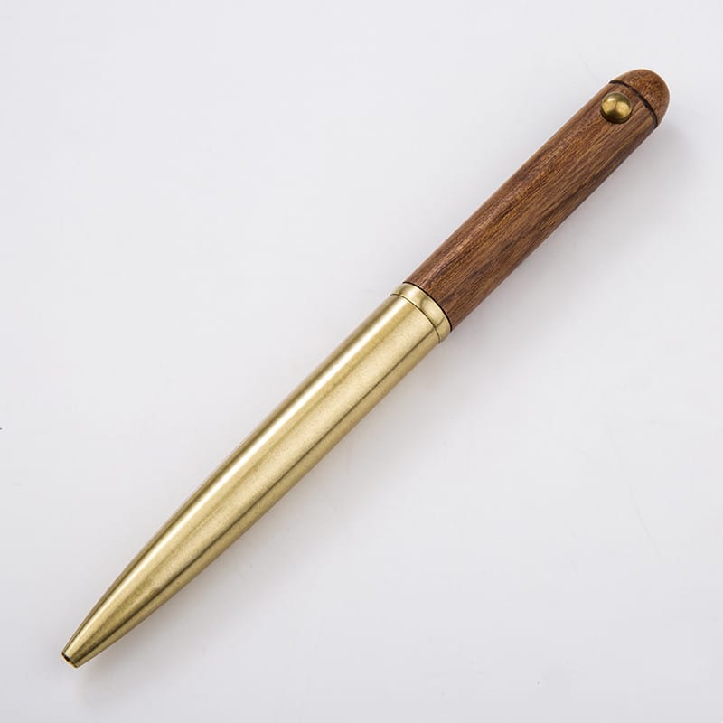 Ikane Studio Objets Palissandre africain Stylo bille en laiton et bois